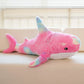 Peluche requin arc-en-ciel