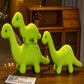 Peluche diplodocus verte