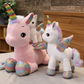 Peluche licorne arc-en-ciel