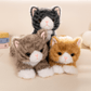 Grande peluche de chat réaliste