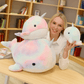 Peluche baleine licorne