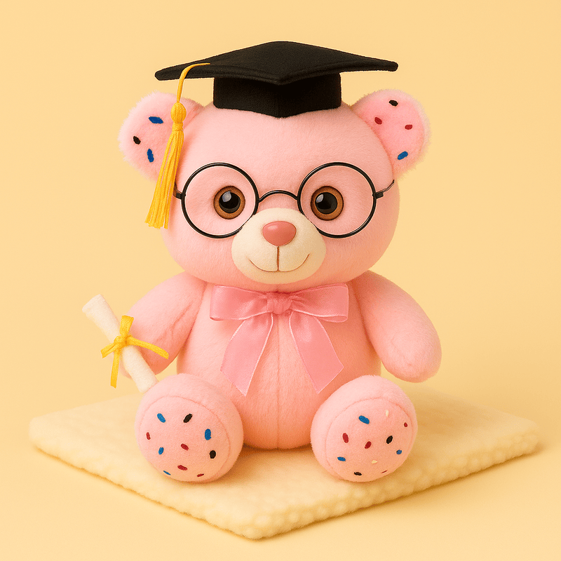 Ours en peluche diplômé