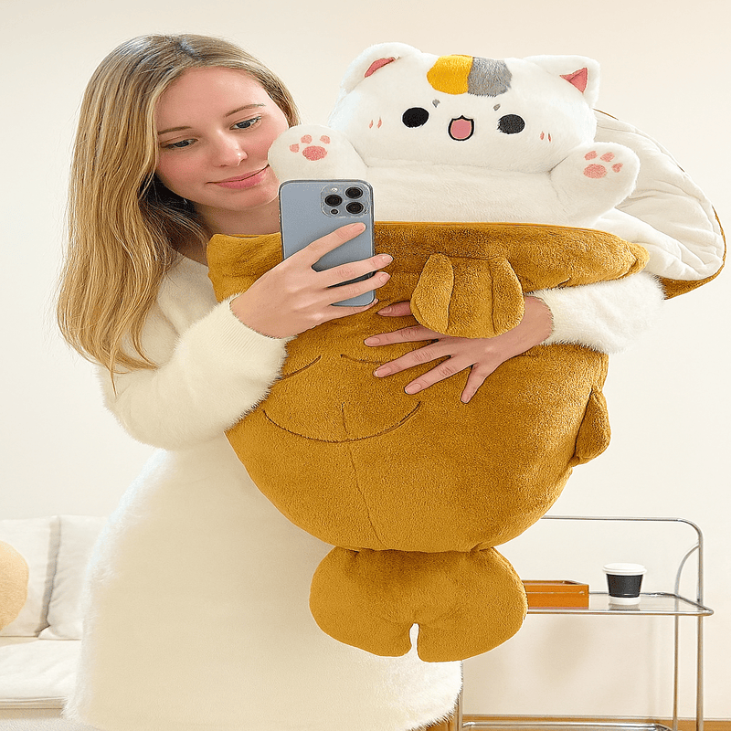 Peluche chat en Taiyaki
