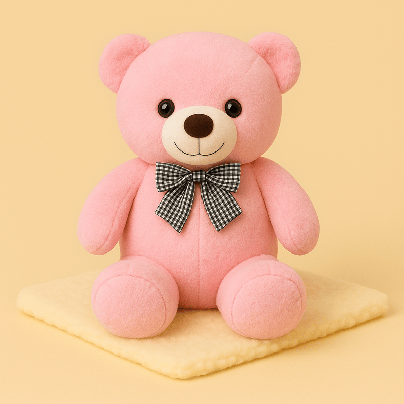 ours en peluche géante avec noeud papillon