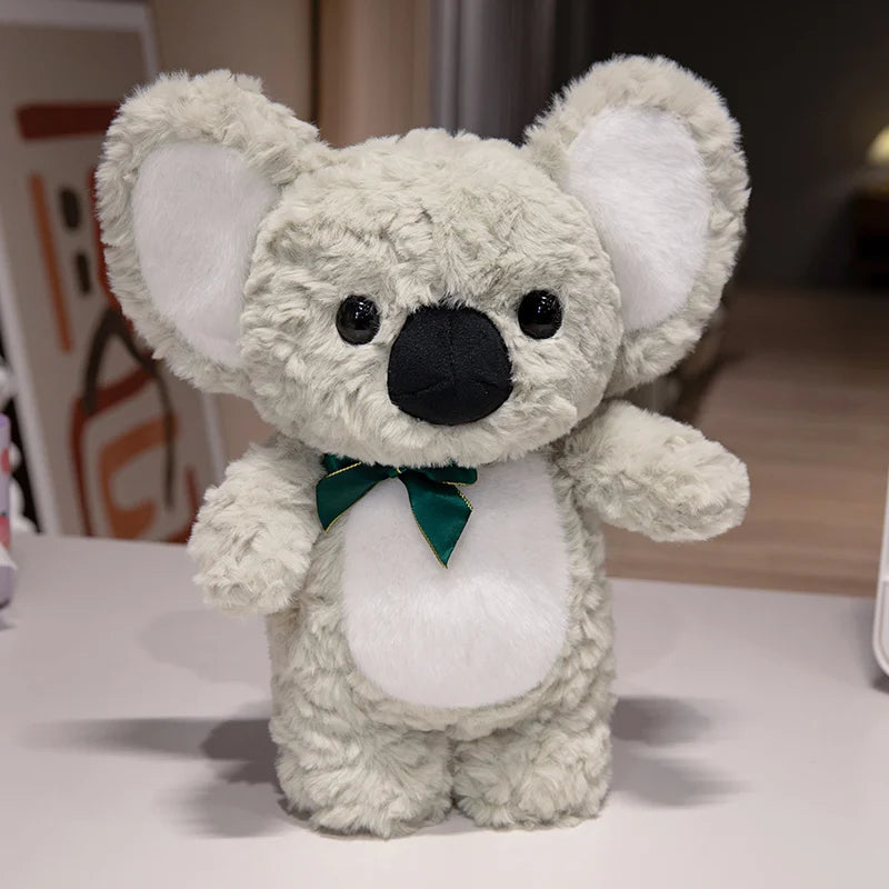 Peluche koala blanc super douce debout sur une table