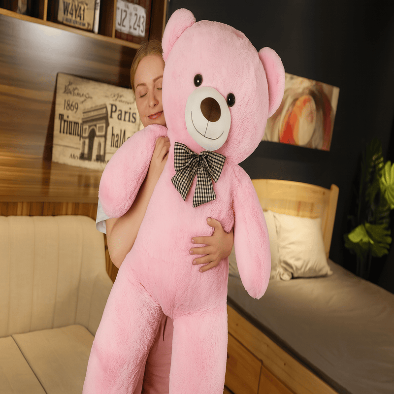 ours en peluche géante avec noeud papillon